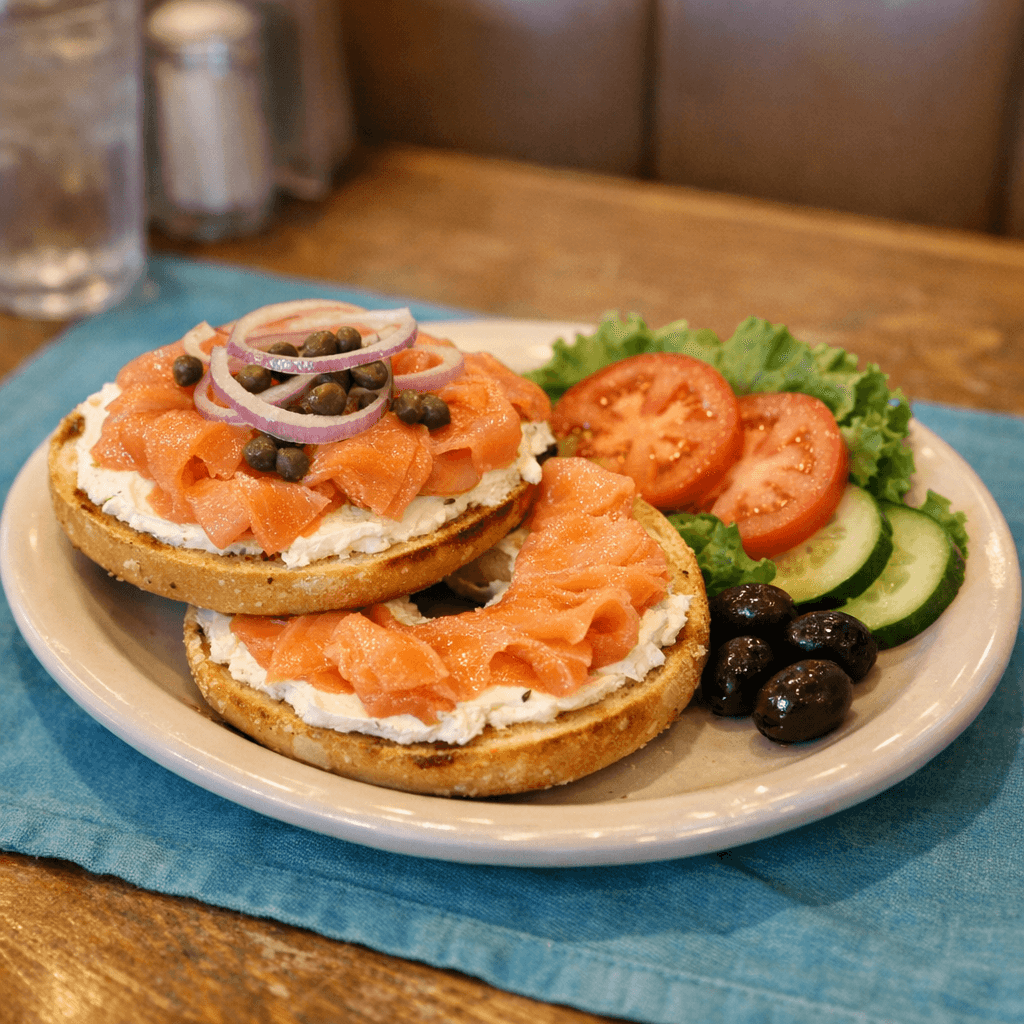 Bagel With Lox & Cream Cheese