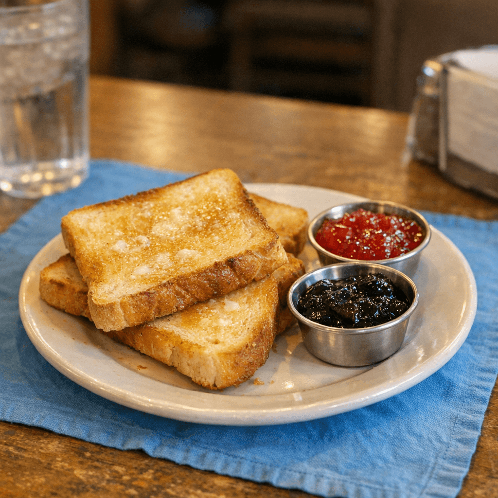Buttered Toast with Jelly