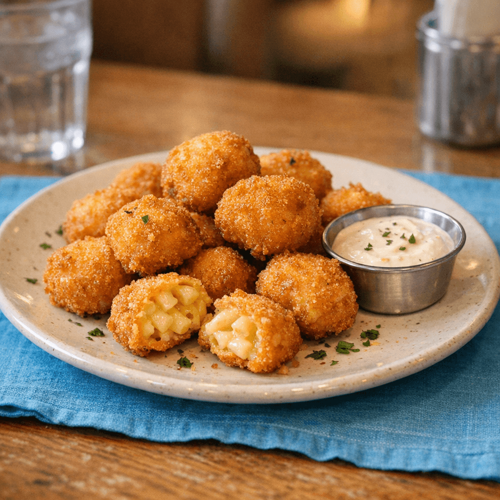 Mac + Cheese Bites