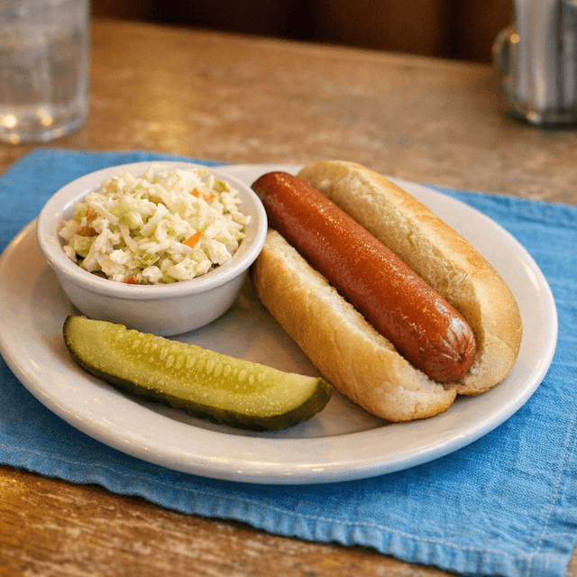 Plain Hot Dog